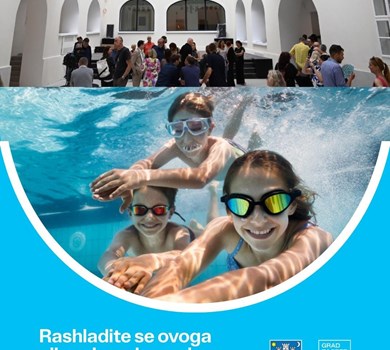Grad Zagreb i ovaj vikend osigurava građanima besplatan ulaz na gradske bazene, muzeje i knjižnice zbog najavljenog toplinskog vala